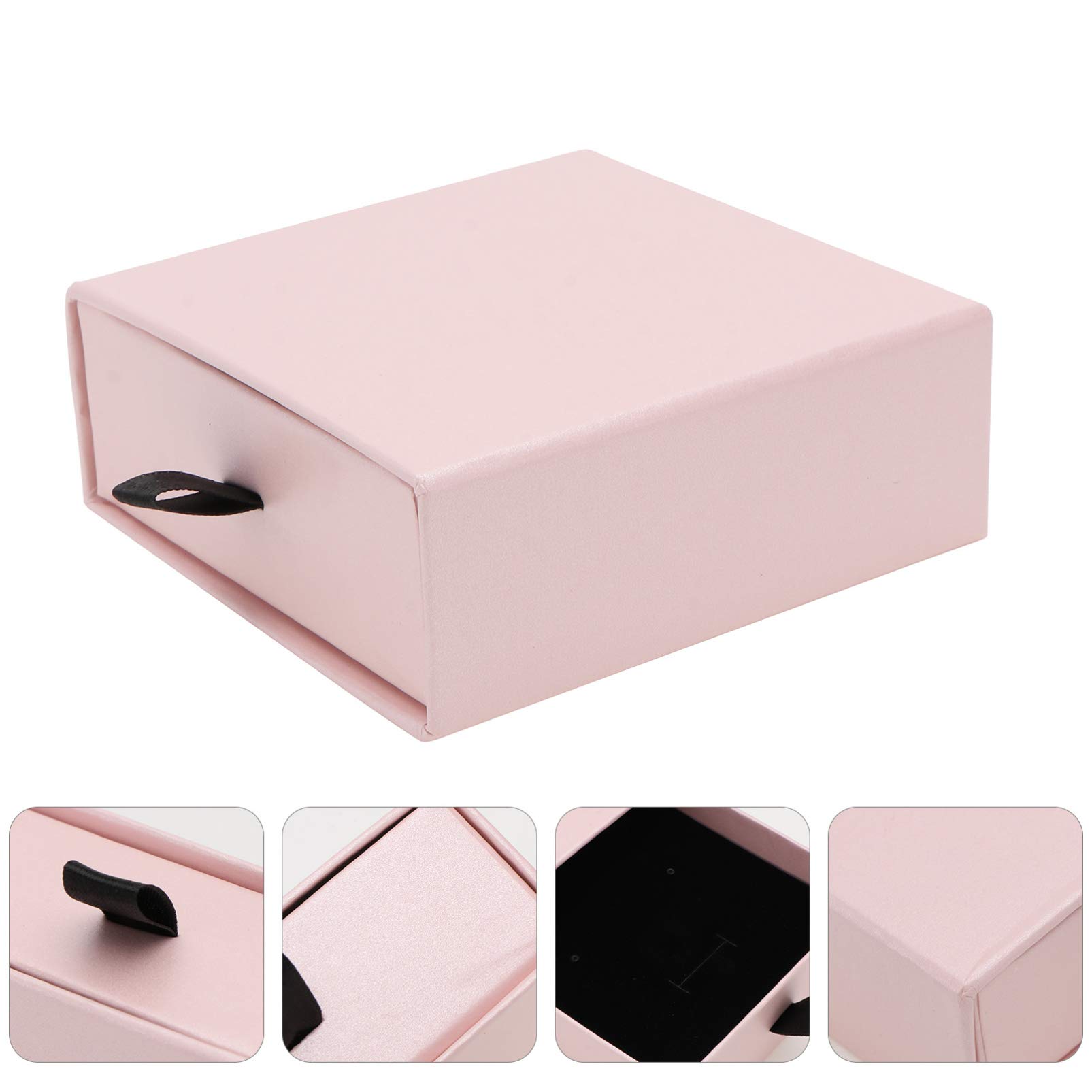 DOITOOL 5-Piece Kraft Jewelry Storage Box Set - Earring Holder, Ring Case, Trinket Tray & Wedding Jewelry Organizer | Perfect for Travel, Bridal Shower Gifts & Vanity Organization