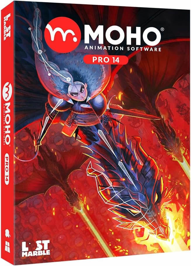 MOHO PRO 14 EDU - Professional Animation Software for Digital Artists | Create 2D Animations, Character Designs & Motion Graphics | Perfect for Studios, Freelancers & Educators