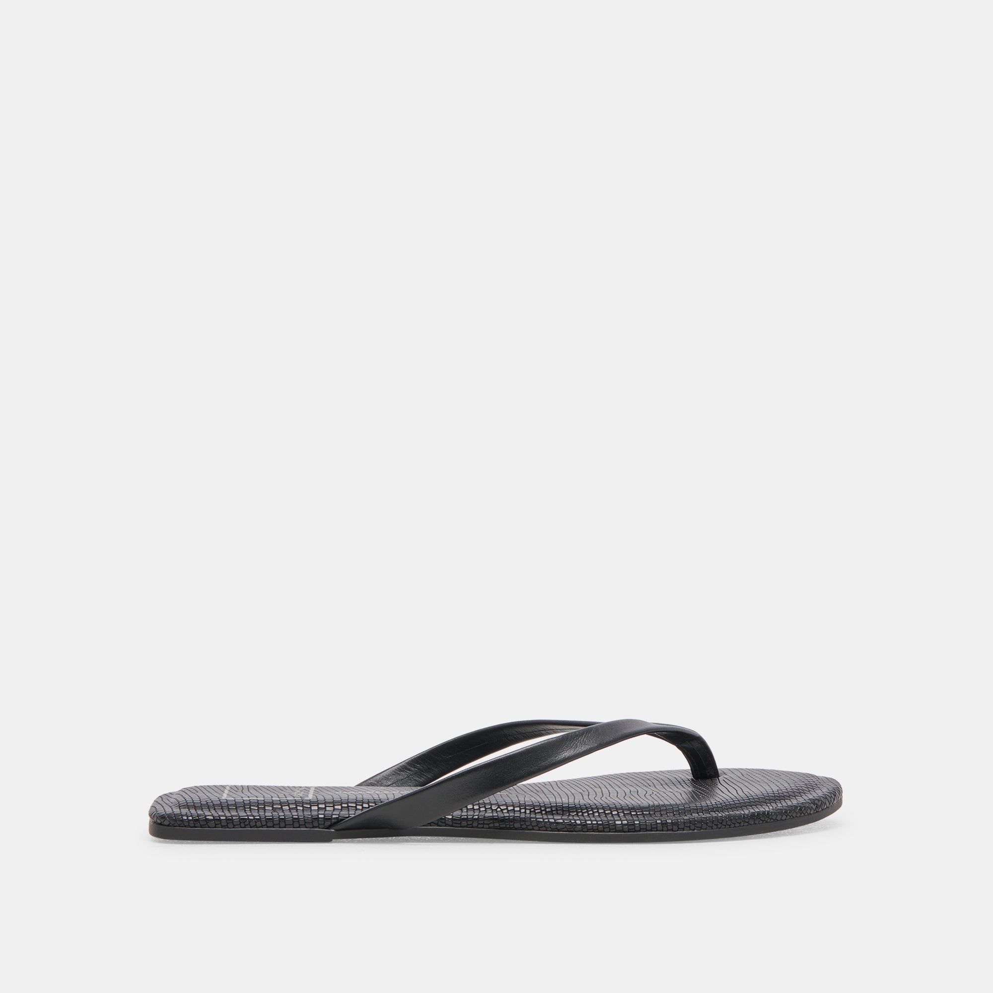 LAYNEY Women's Black Leather Sandals - Comfortable & Stylish for Summer, Beach, and Casual Outings