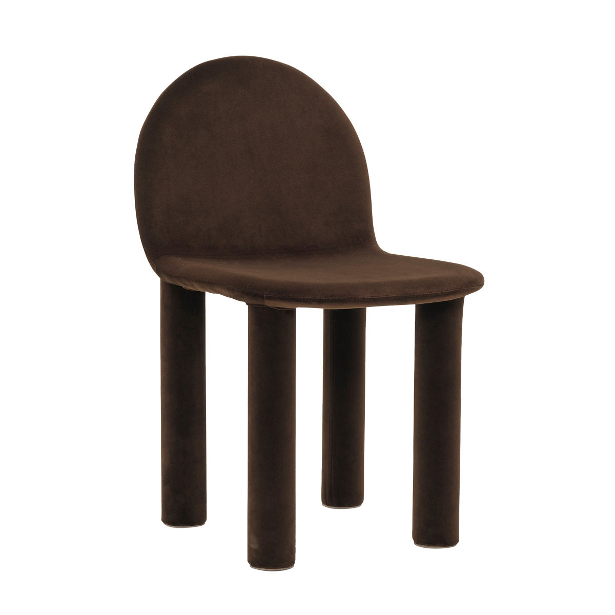 Modern Arch Dining Chair (Avalon) - Solid Wood Mid-Century Style Dining Room Chair for Kitchen, Breakfast Nook & Home Decor