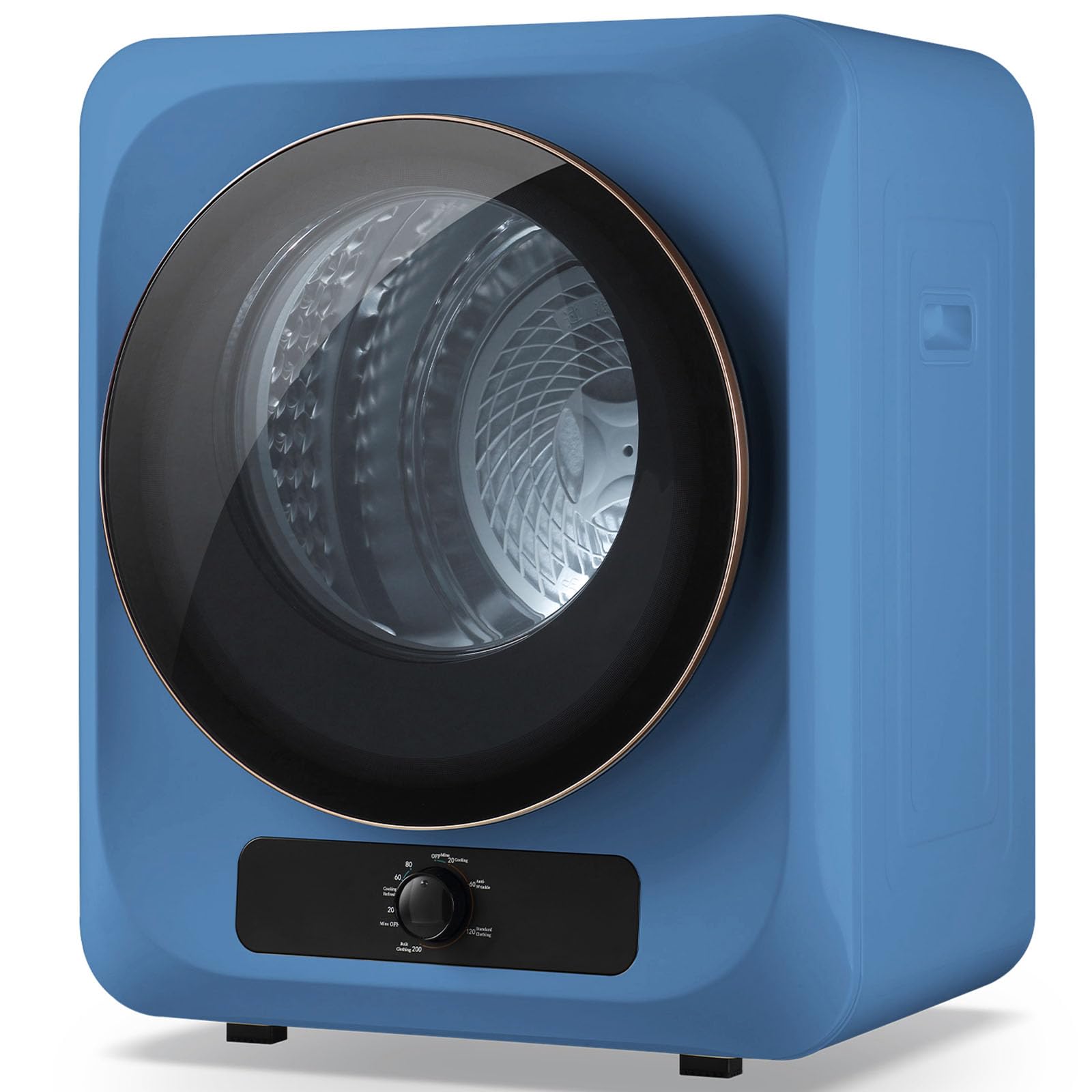 Auertech 10Lbs Portable Electric Clothes Dryer - Compact Front Load Stackable Dryer for Apartments, RVs & Small Spaces - 110V Mini Dryer with 5 Drying Modes (Blue) | Perfect for Laundry Rooms, Tiny Homes & Travel Use