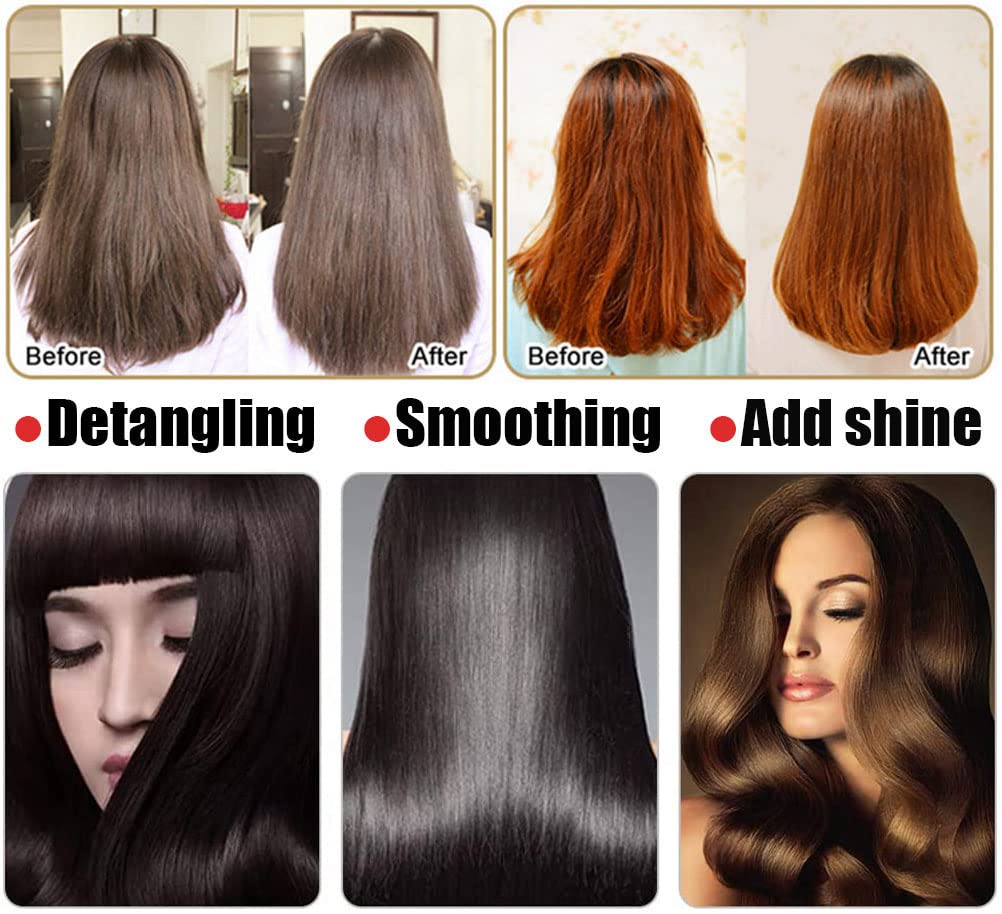 Boar Bristle Hair Brush for Curly, Fine & Straight Hair - Anti-Frizz Detangling Brush for Women & Men - Reduces Hair Breakage & Pulling - Perfect for Daily Styling & Salon Use