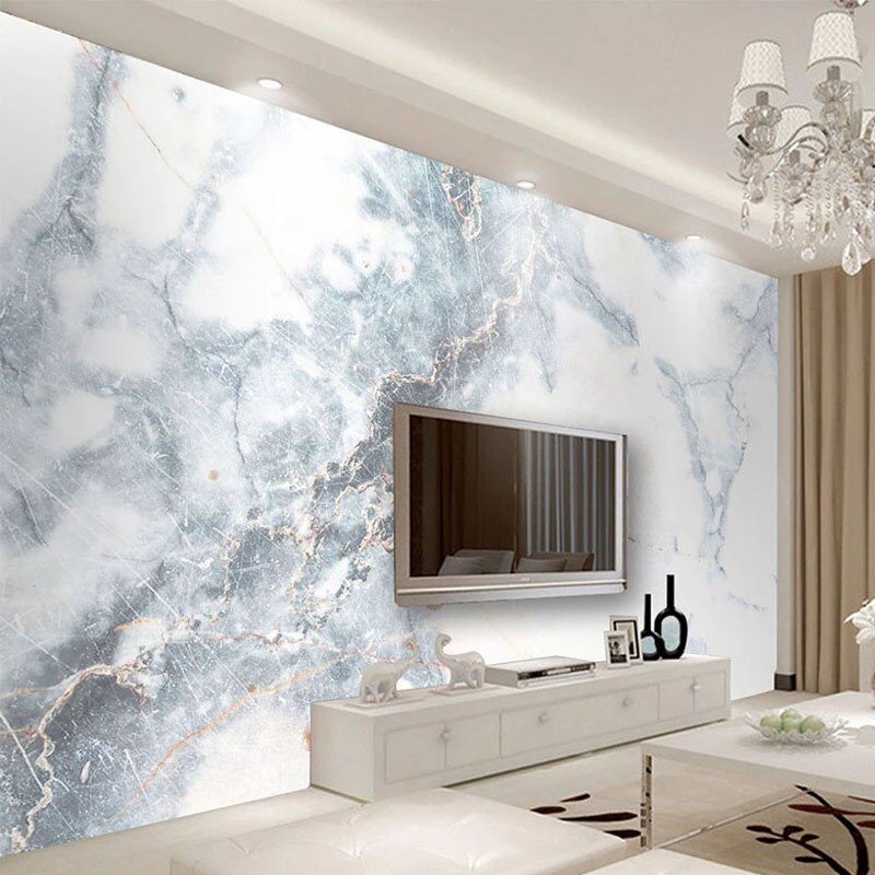 Modern Simple Marble Wallpaper - Peel and Stick Self-Adhesive Wallpaper for Home Decor, Living Room, Bedroom, Bathroom (24