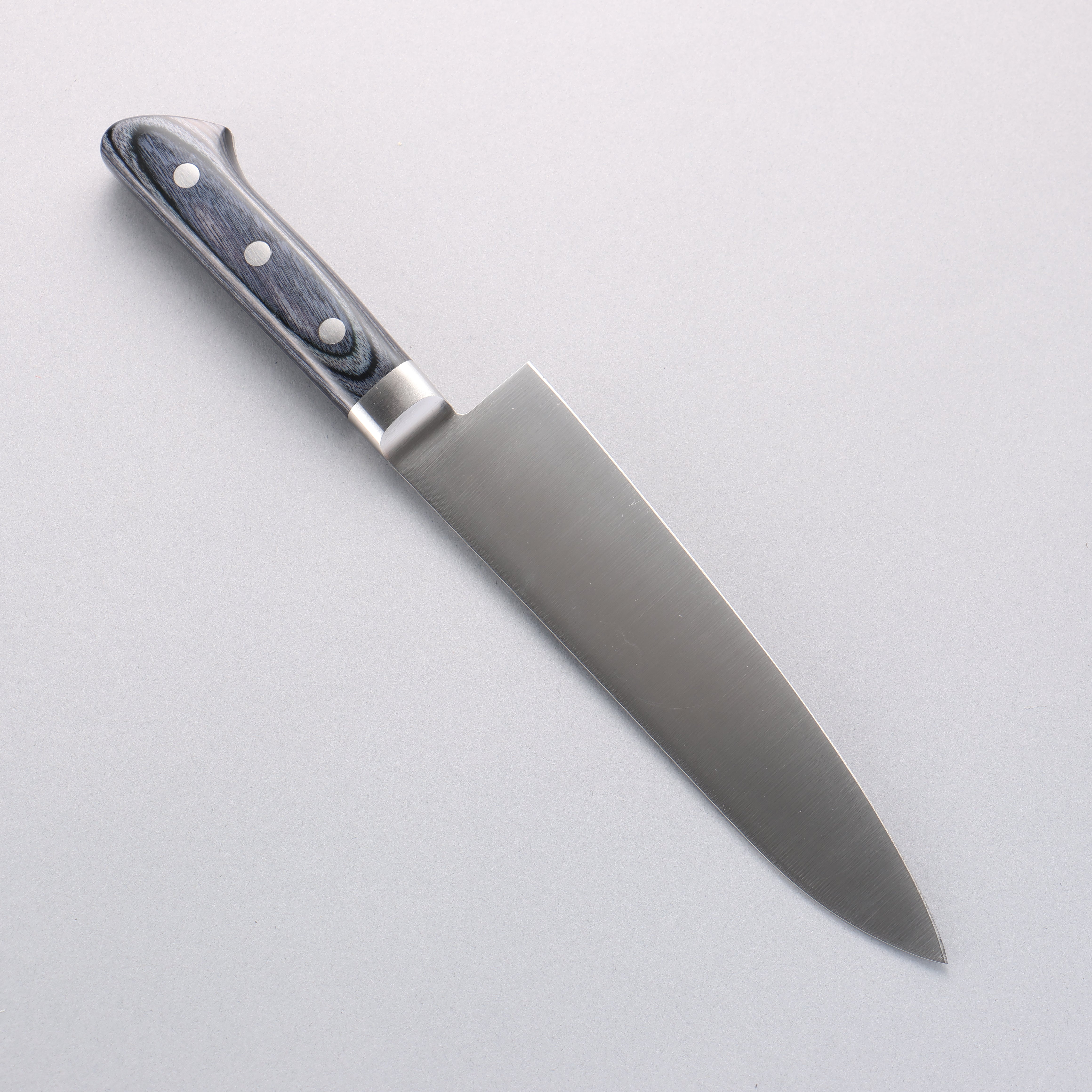 Premium Seisuke Seiten Molybdenum Gyuto Knife 180mm - Japanese Chef Knife with Navy Blue Pakkawood Handle - Perfect for Sushi, Meat Cutting & Professional Kitchen Use