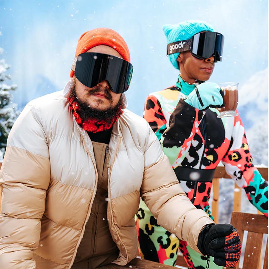 Apres All Day Snow Goggles - Polarized Ski & Snowboard Goggles for Men & Women - UV Protection, Anti-Fog Lens - Perfect for Skiing, Snowboarding & Winter Sports