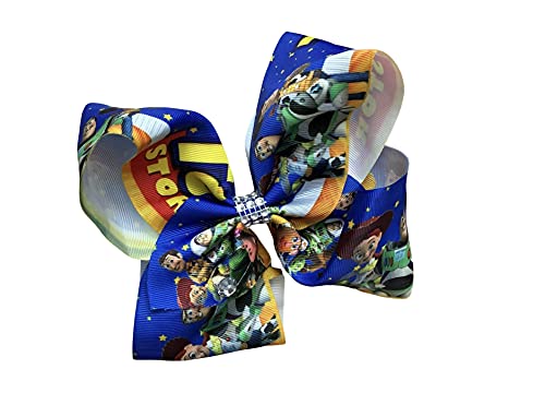 Toy Story Inspired Hair Bow - Disney Pixar Character Hair Accessory for Kids & Adults - Perfect for Cosplay, Birthday Parties & Themed Events