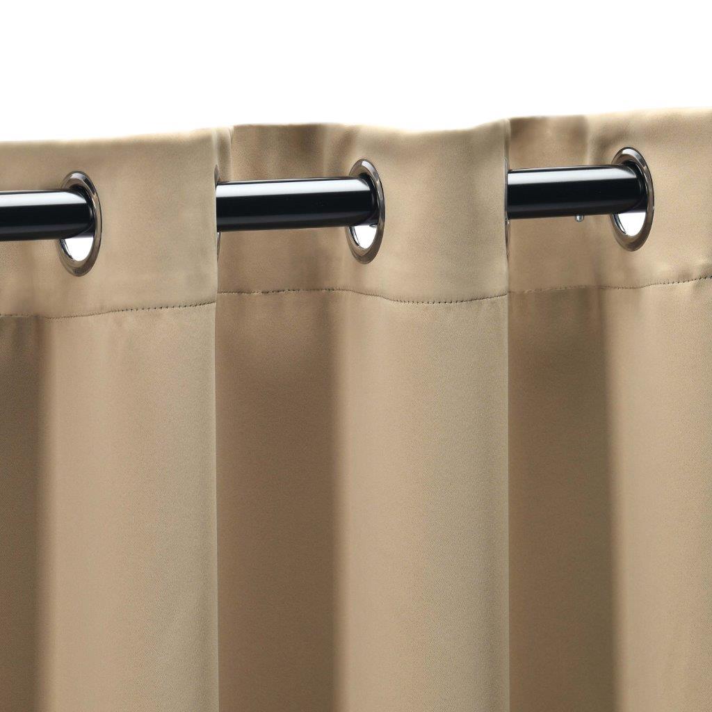 Blackout Curtains with Grommet Top - Solid Classic Modern Window Treatment for Bedroom & Living Room - Noise Reducing & Energy Saving