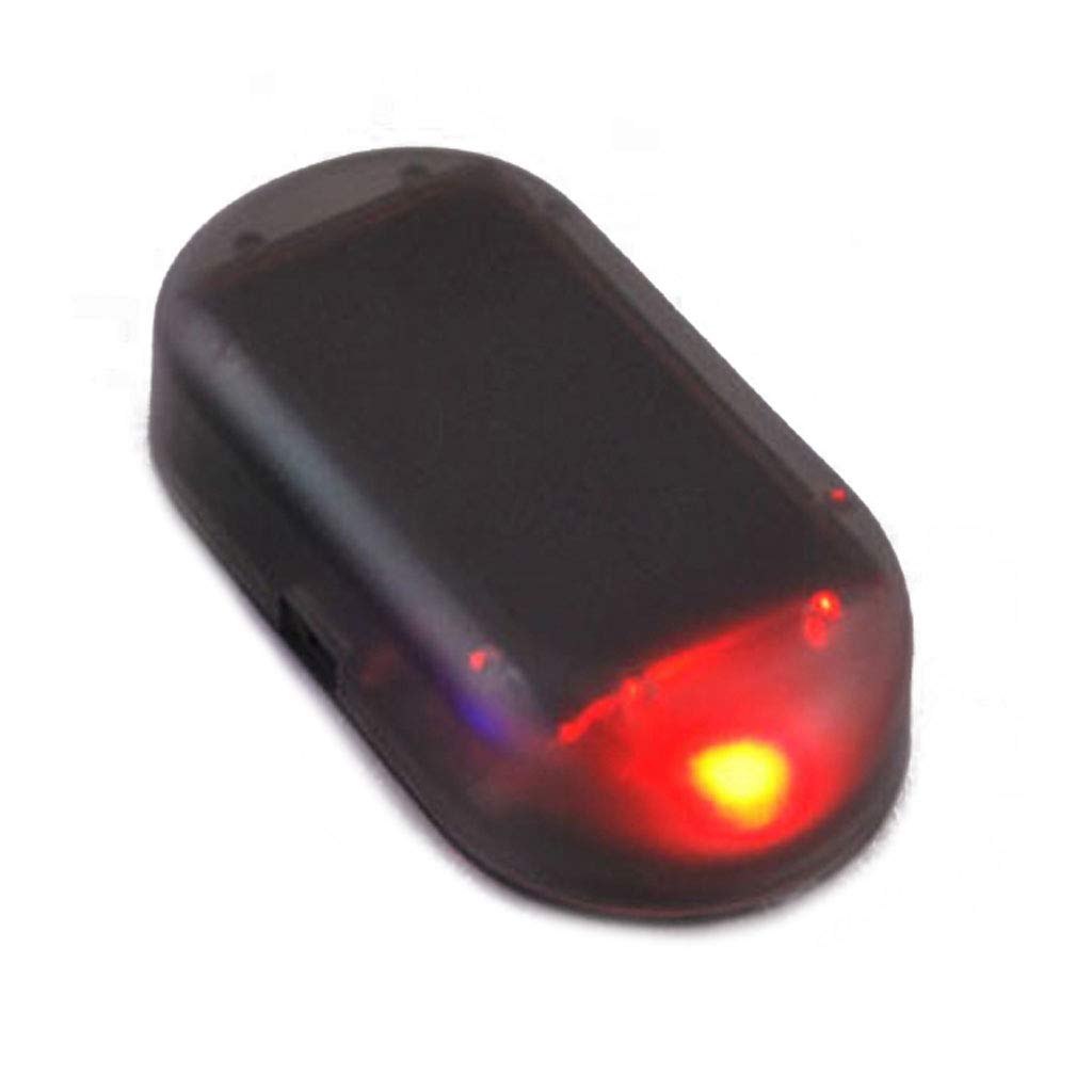 Solar-Powered Fake Car Alarm LED Light - Anti-Theft Blinking Warning Light for Vehicle Security System | Perfect for Parking Lots, Driveways & Nighttime Theft Deterrence