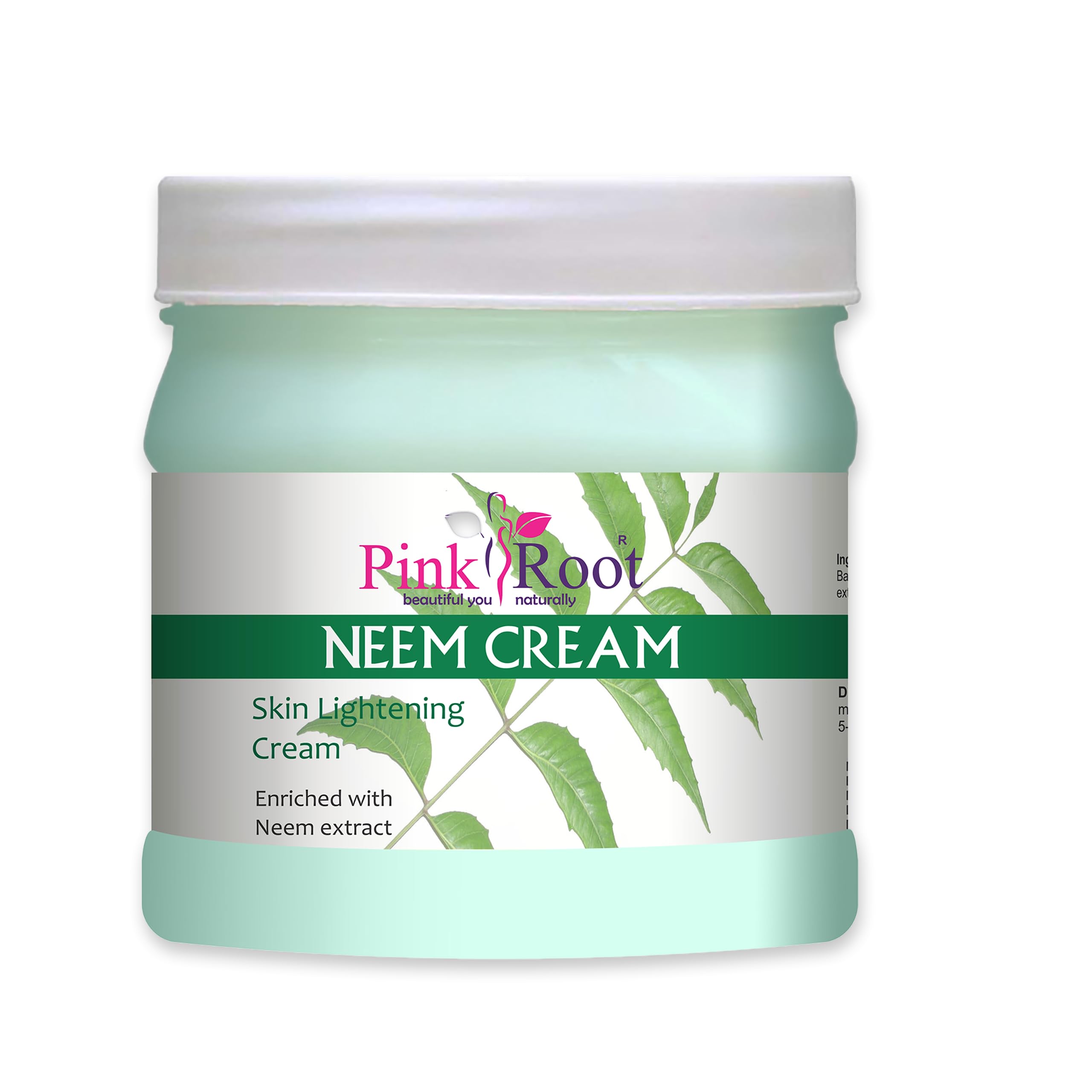 Organic Pink Root Aloe Vera Cleansing Milk 200ml & Neem Cream 500gm Set - Hydrating Facial Cleanser & Anti-Acne Moisturizer for Sensitive Skin | Daily Skincare Routine, Spa Treatment, Post-Sun Care