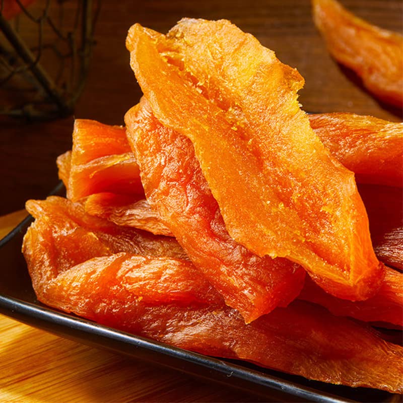 Organic Dried Sweet Potato Snacks - 17.6oz/500g - Gluten-Free, Vegan, Non-GMO Sweet Potato Fries - Perfect for Healthy Snacking, Lunch Boxes & On-the-Go Nutrition