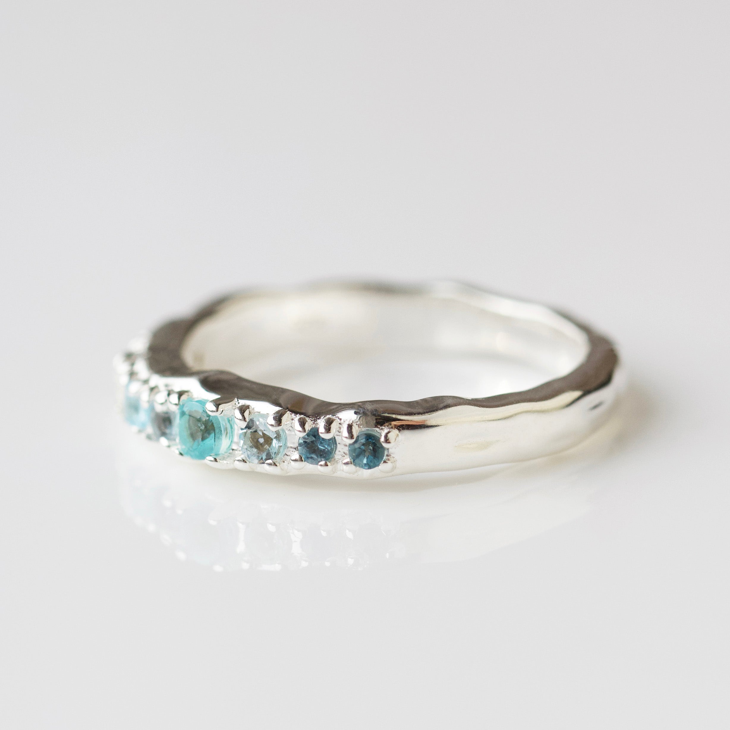 Hattie Ombre Molten Ring - Elegant Stackable Gold & Silver Jewelry for Women | Perfect for Everyday Wear, Date Nights & Special Occasions