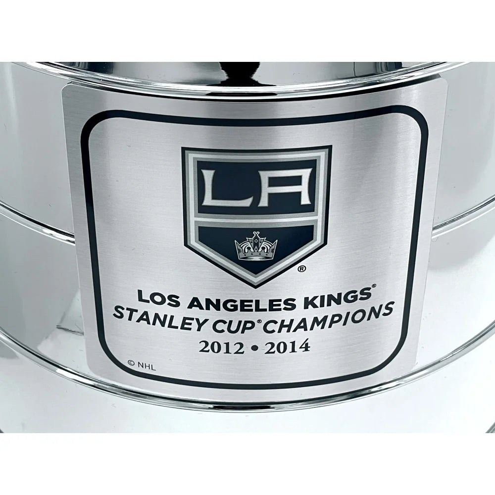 Jonathan Quick Autographed Stanley Cup Trophy #D/3 - LA Kings Signed Hockey Memorabilia with IGM COA - Perfect for Sports Collectors, Kings Fans & Hockey Enthusiasts