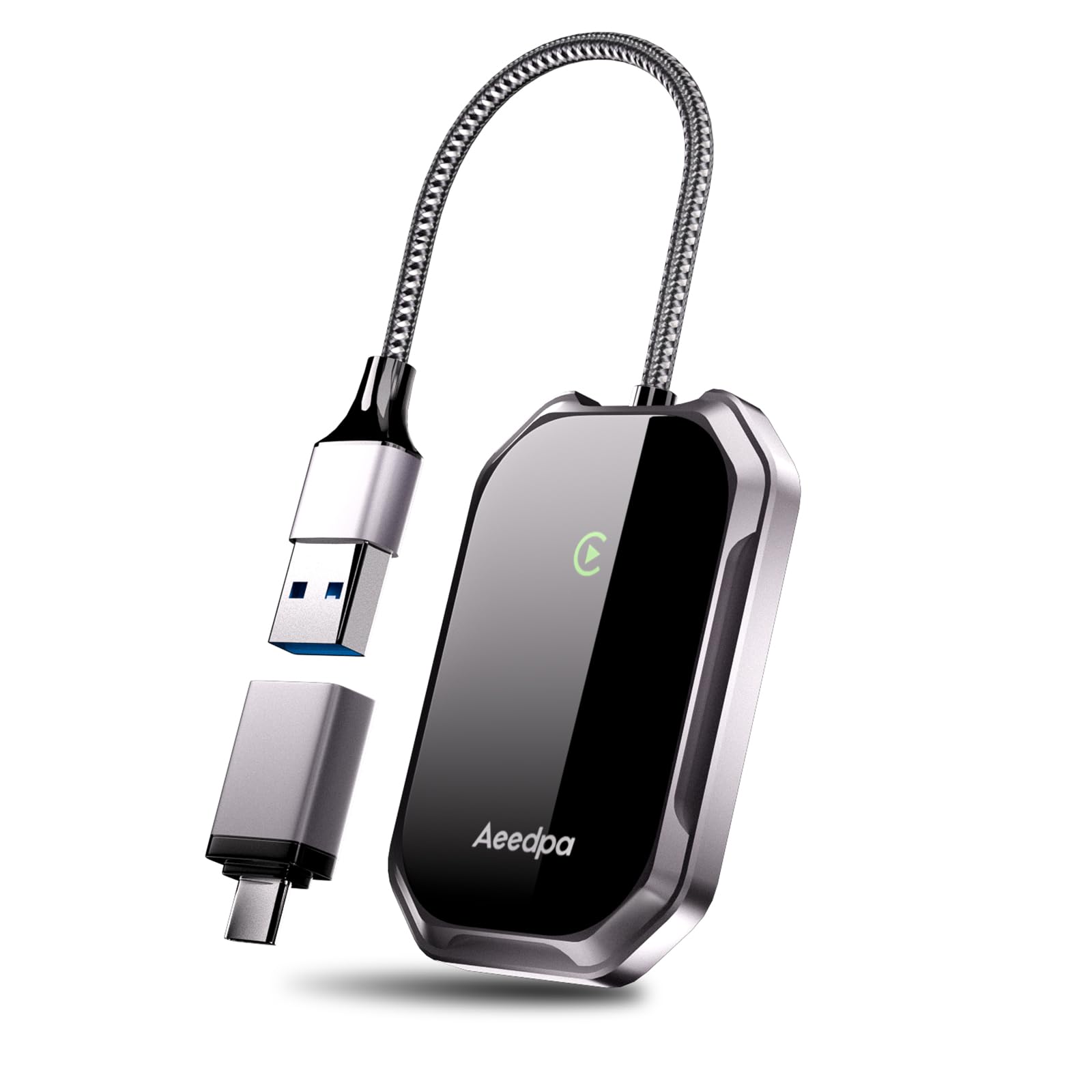 **2025 Upgraded Apple CarPlay Wireless Adapter - Mini Bluetooth Dongle for iPhone, Convert Wired to Wireless CarPlay, Plug & Play, Fast Connection, iOS 10+ Compatible - Perfect for Commuting, Road Trips & Hands-Free Driving**