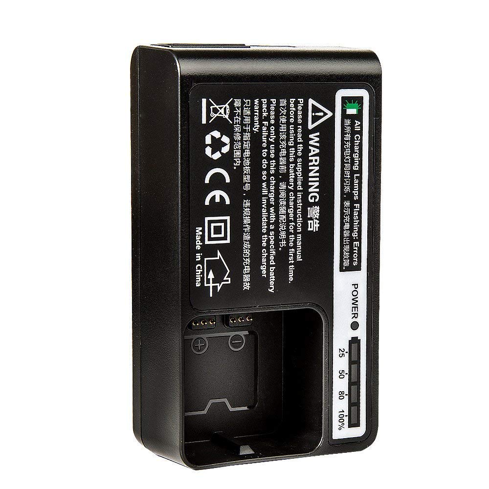 Godox C29 Battery Charger & Cable for AD200 Flash - Fast Charging & Reliable Power Supply - Perfect for Photography Studios & Outdoor Shoots
