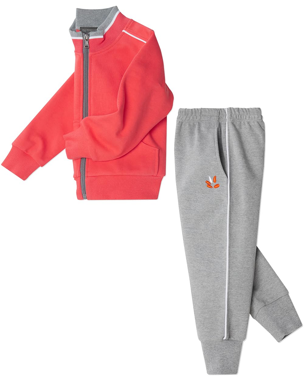 Boys' 2-Piece Tracksuit Set (3-9 Years) - 3D Fit, Zip-Up Jacket & Joggers for Active Play