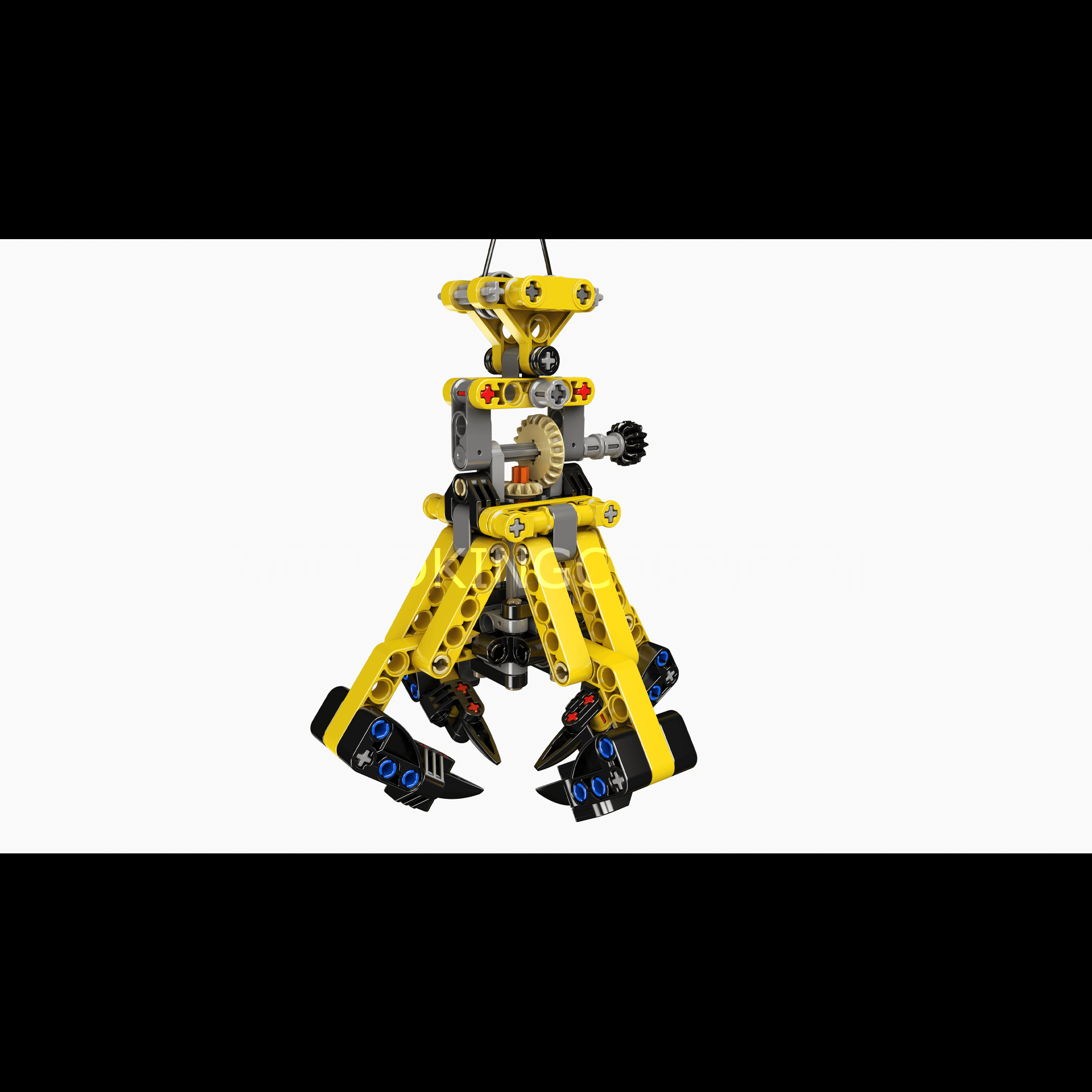 Mould King 17059 Crawler Tower Crane Building Set - 1,731 Piece Construction Toy for Adults & Kids | STEM Educational Building Blocks | Perfect for Engineering Enthusiasts & Creative Play