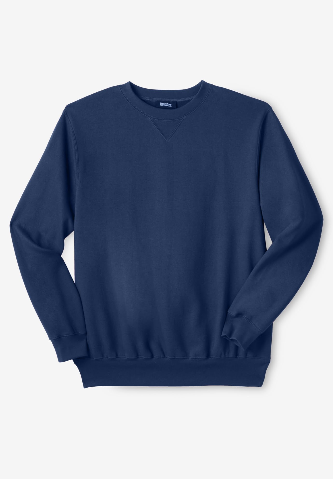 KingSize Men's Big & Tall Fleece Crewneck Sweatshirt - Soft & Warm Oversized Sweater for Casual Wear, Lounge & Outdoor Activities