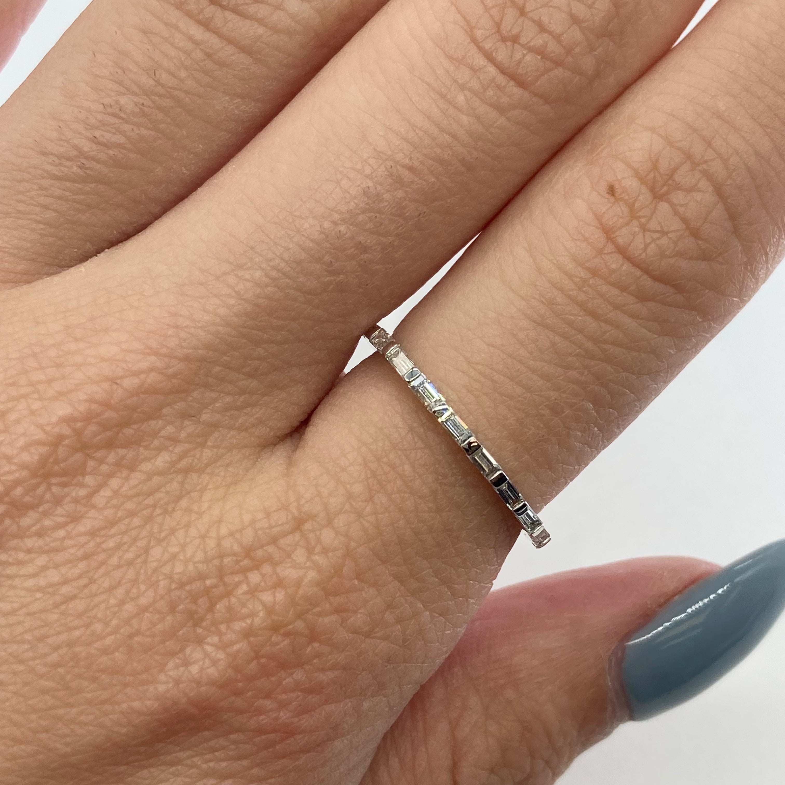 100 Ways Baguette Diamond Band Ring - 0.30ctw Available in Multiple Styles - Perfect for Anniversary Gifts & Special Occasions