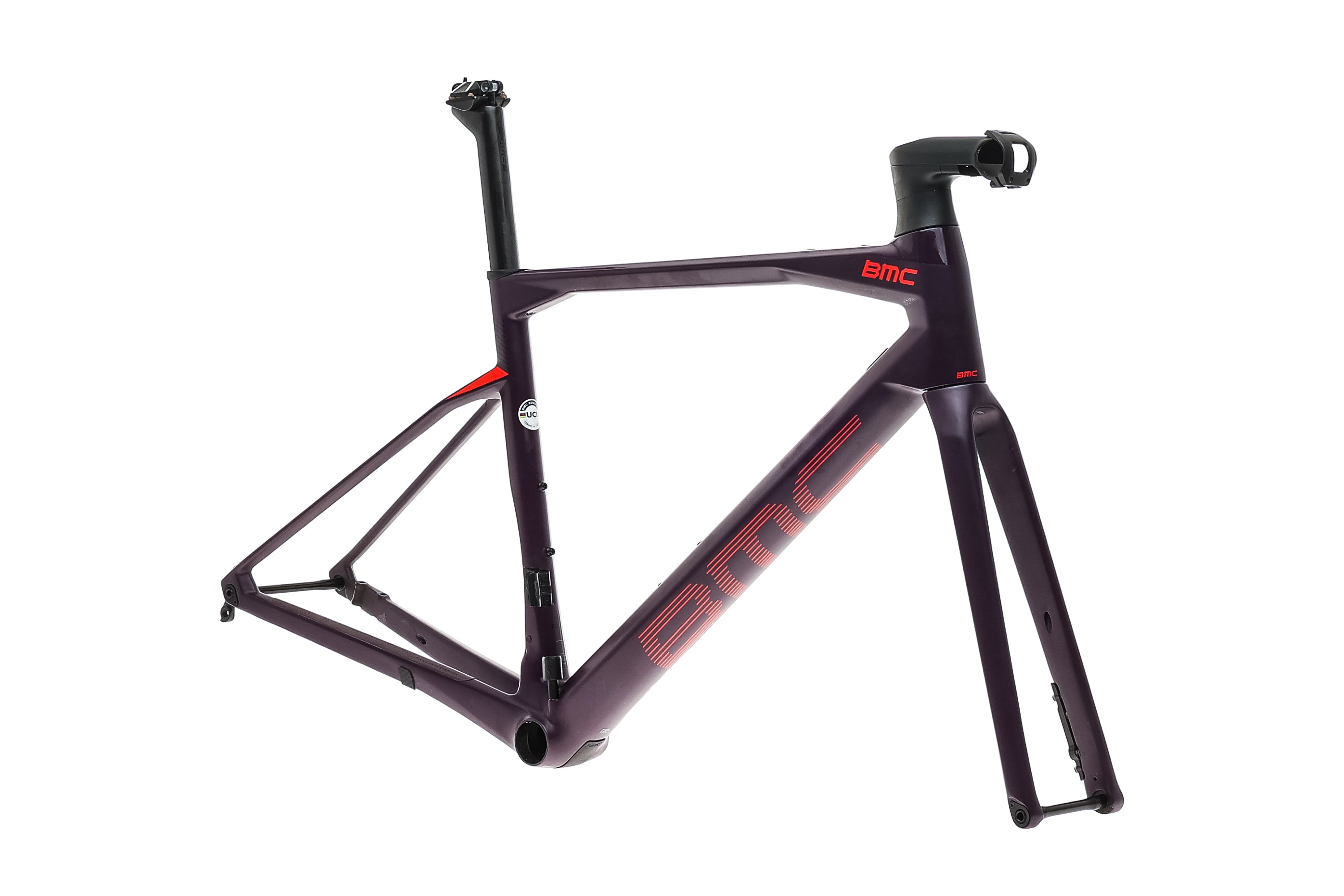 BMC Roadmachine 01 51cm Carbon Road Bike Frameset - Lightweight & Aerodynamic for Competitive Cycling & Endurance Rides | Perfect for Road Racing, Triathlons & Long-Distance Training