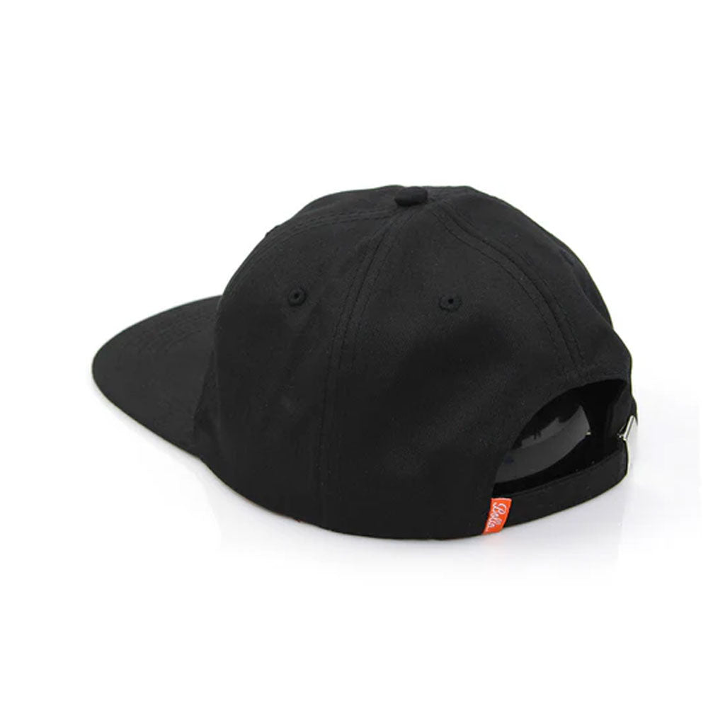 Bolla B Polo Hat for Men & Women - Adjustable Snapback Cap in Black & White - Perfect for Golf, Tennis, and Outdoor Sports