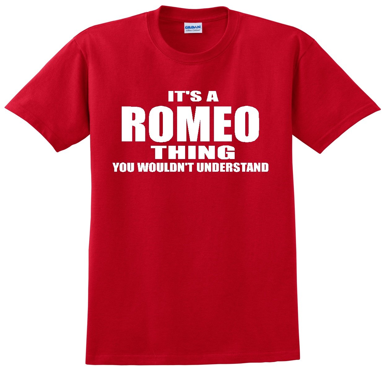 Romeo Thing Red T-Shirt for Men | Soft Cotton Short Sleeve Tee | Casual Wear & Street Style Outfits