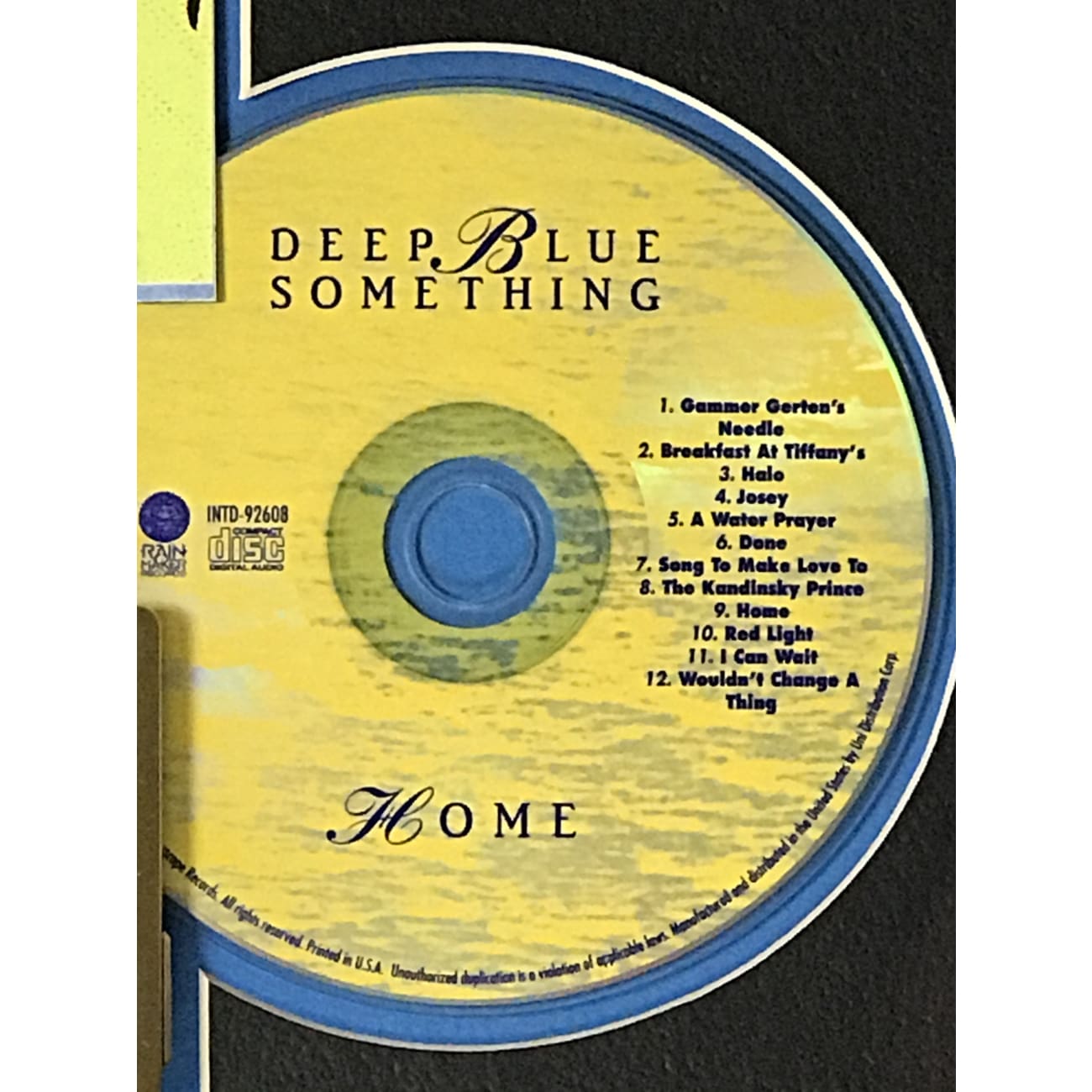 Deep Blue Something - Home RIAA Gold Album Award | Certified Music Collectible for Fans & Display
