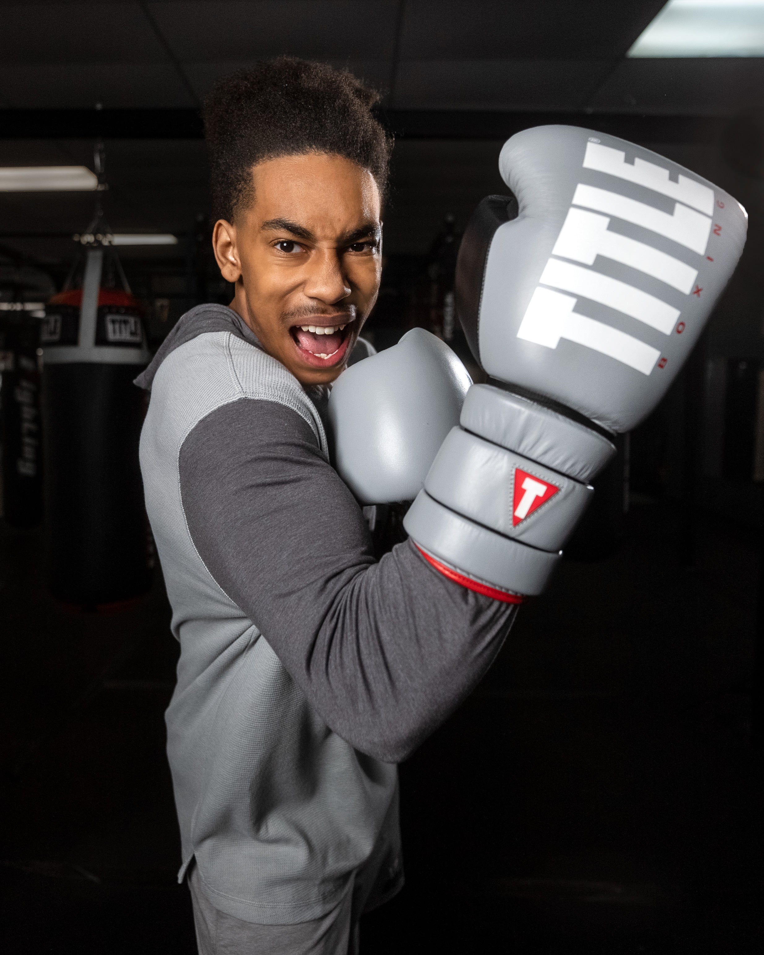 TITLE Boxing Leather Enforcer Pro Sparring Boxing Gloves - Premium Training Gloves for Boxing, MMA & Kickboxing - Perfect for Gym, Competition & Heavy Bag Workouts