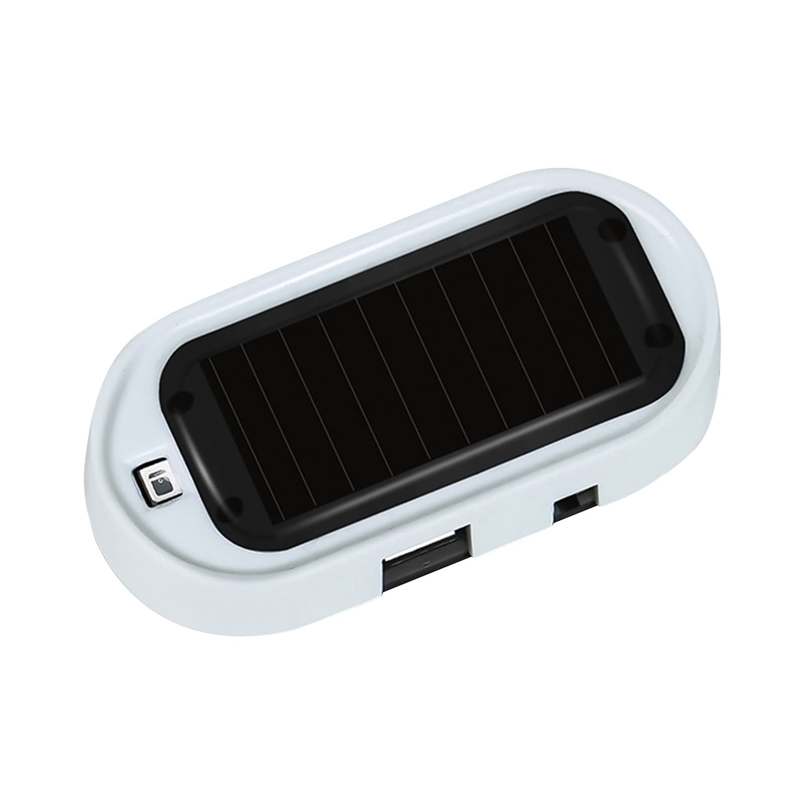 Solar Powered Car Anti-Theft LED Flashing Security Light - Dummy Alarm Warning Light for Vehicle Protection & Parking Safety | Outdoor, Garage, Driveway Use