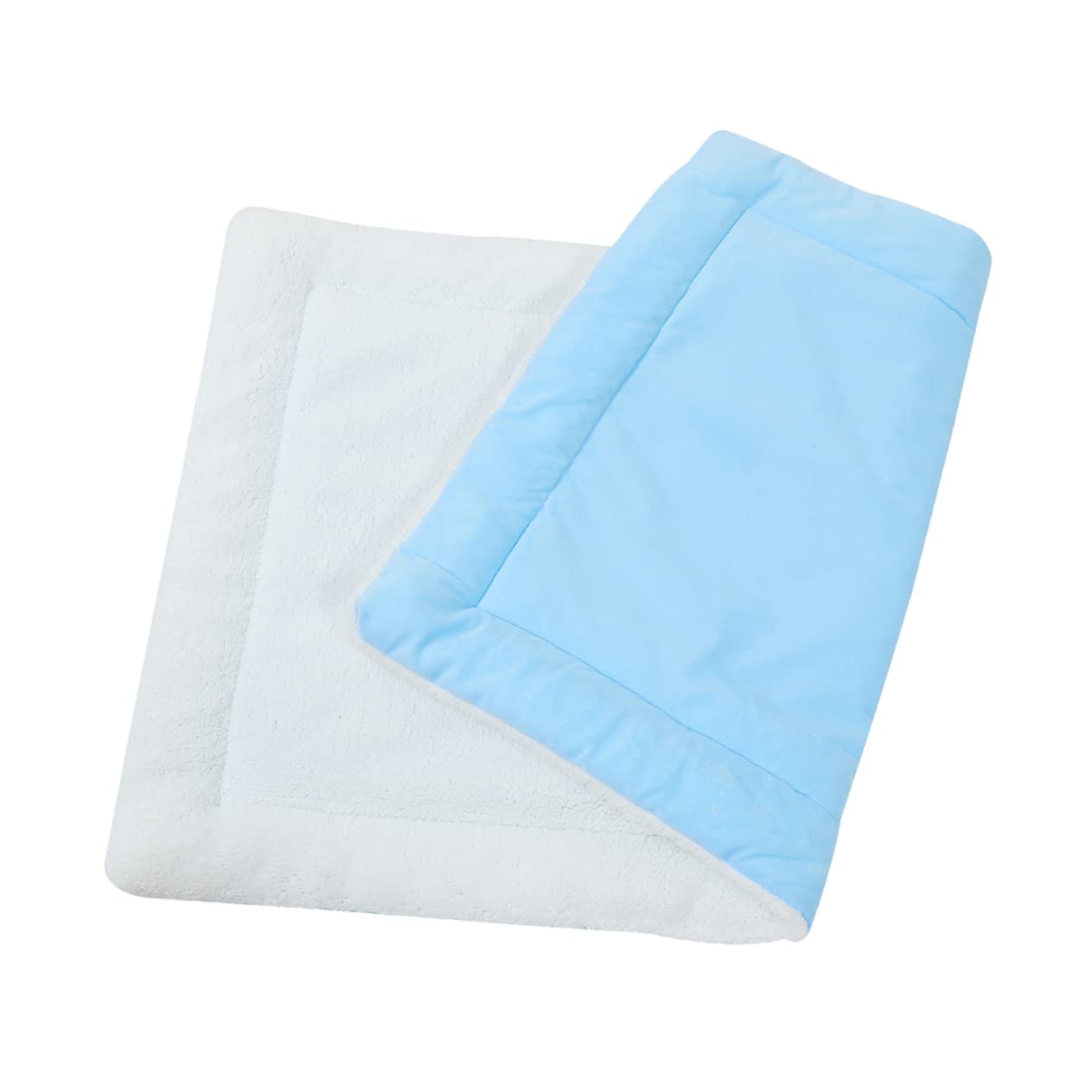 Soft Plush Pet Blanket - Warm & Washable Dog & Cat Bed Mat for Crates, Cages & Small Pets | Cozy Fluffy Polyester Mattress Topper for Winter Comfort | Perfect for Puppies, Kittens & Small Animals