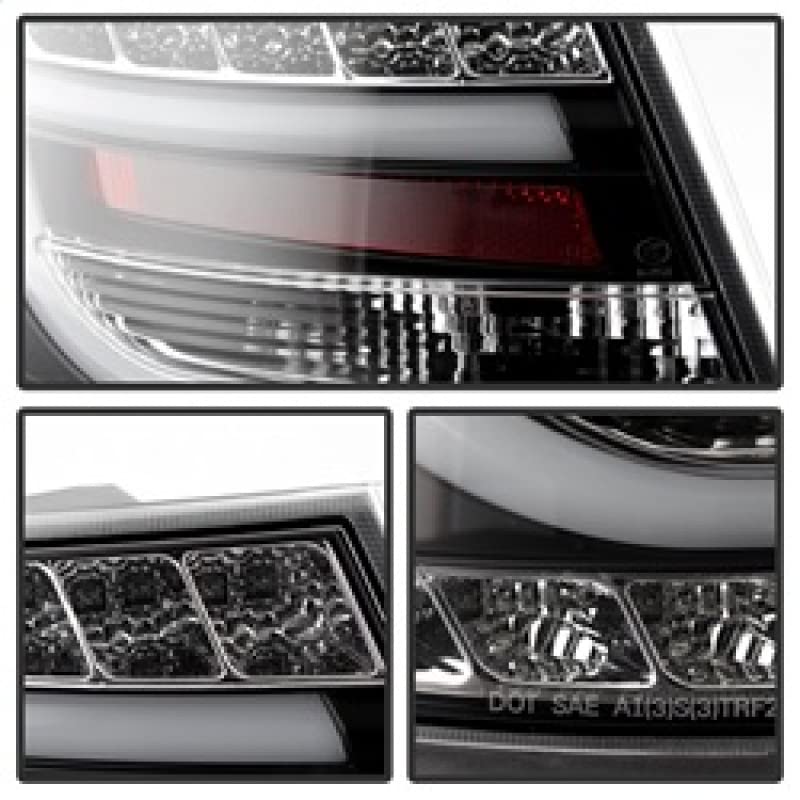 Spyder Auto 5079602 LED Tail Lights Black/Clear - High-Performance Brake Lights for Trucks, SUVs & Cars