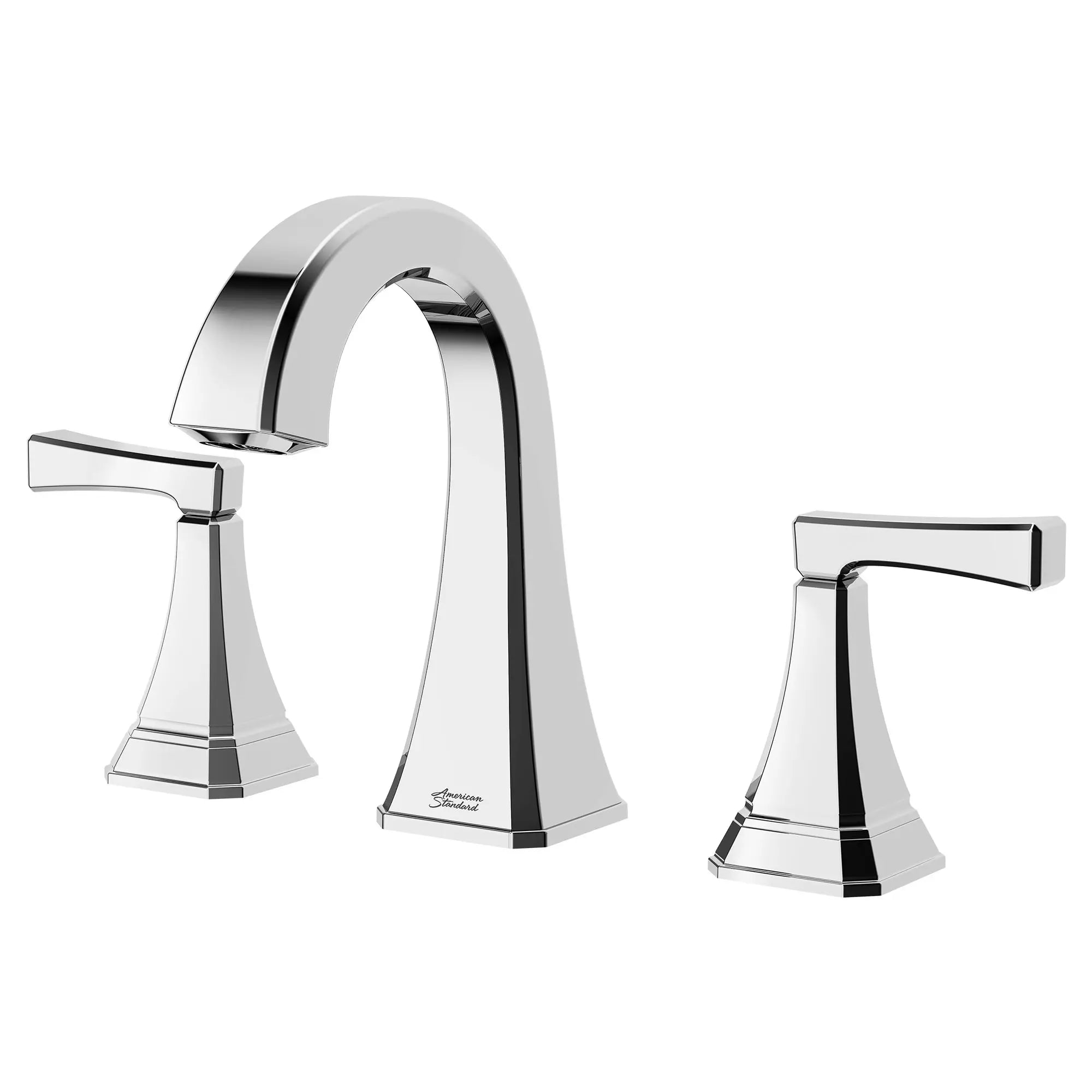 8 Inch Widespread 2 Handle Bathroom Faucet - 1.2 GPM/4.5 LPM Water Flow with Lever Handles - Perfect for Modern Bathroom Vanities & Powder Rooms