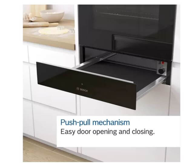 Bosch BIC630NS1B Built-In Warming Drawer - Stainless Steel Appliance for Keeping Food Warm | Perfect for Kitchens, Restaurants & Entertaining