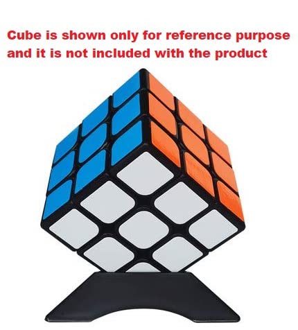 D ETERNAL Kids Cube Stand Set of 3 - Speed Cube & Rubik's Cube Holder for Puzzle Games, Magic Tricks & Learning Toys (Mixed RBY Colors) - Perfect for Classroom, Playroom & Gift Giving