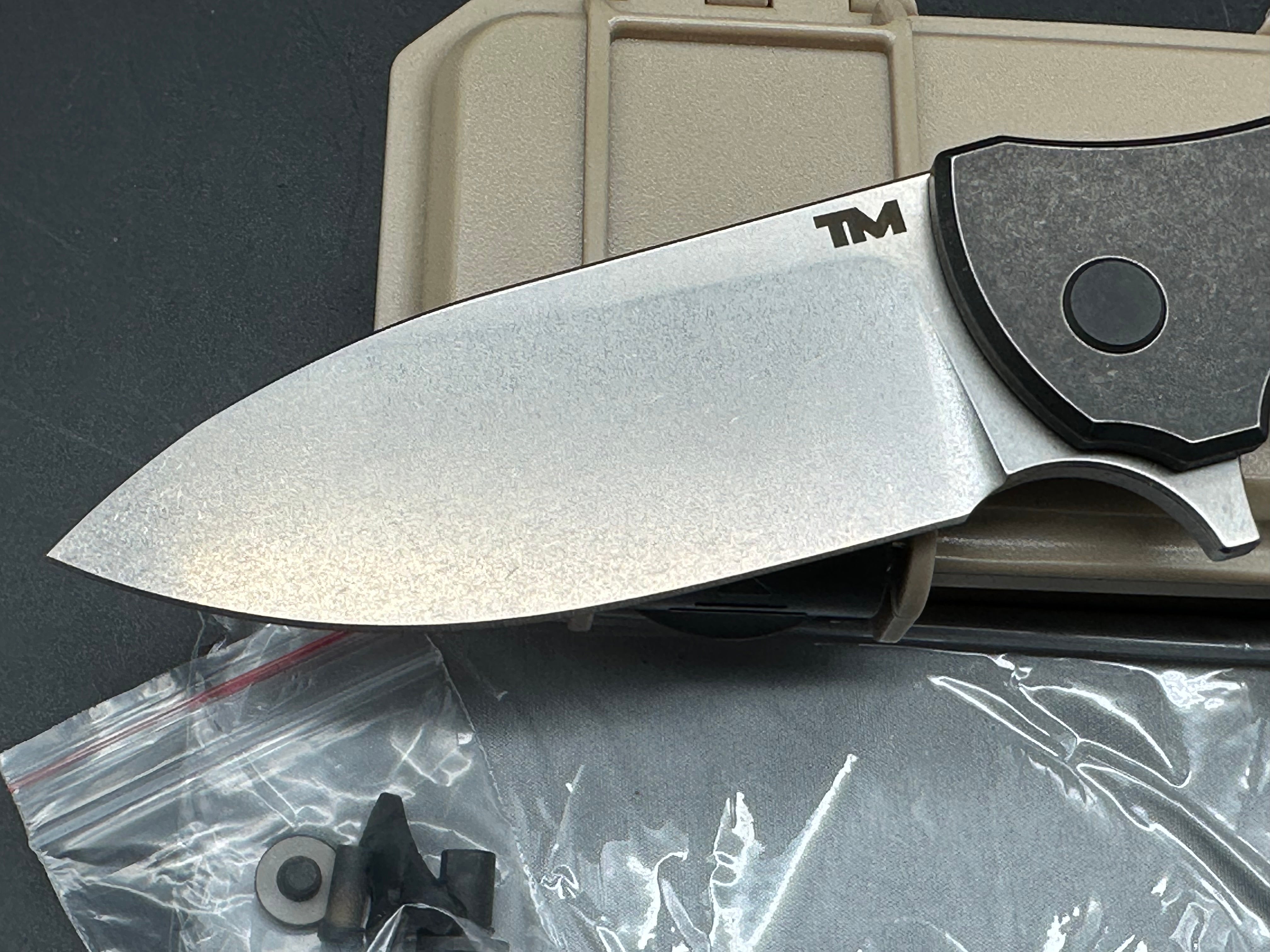 B'yond EDC Terra Mundi River Wolf Folding Knife - John Demko Limited Edition (200 Pieces) - Perfect for Outdoor Adventures, Camping & Everyday Carry