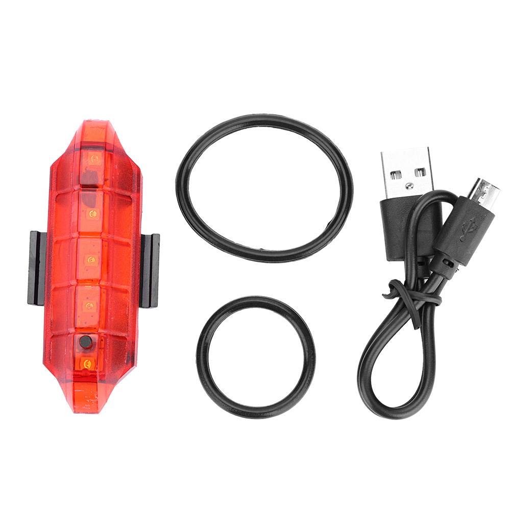VGEBY1 Bicycle Tail Safety Light - 5 LED Super Bright Bike Rear Light, Waterproof Under Seat Cycling Light for Night Riding, Commuting & Outdoor Adventures