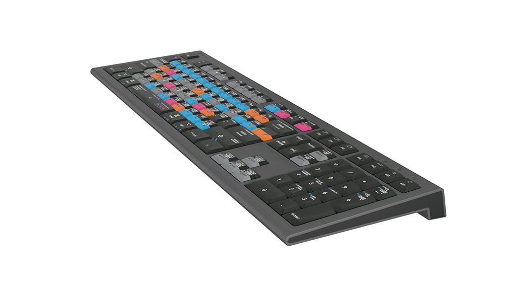 LogicKeyboard ASTRA 2 Series Backlit Wired Keyboard for Mac - US English Layout - Perfect for Adobe Graphic Designers | Ideal for Photoshop, Illustrator & Creative Workstations