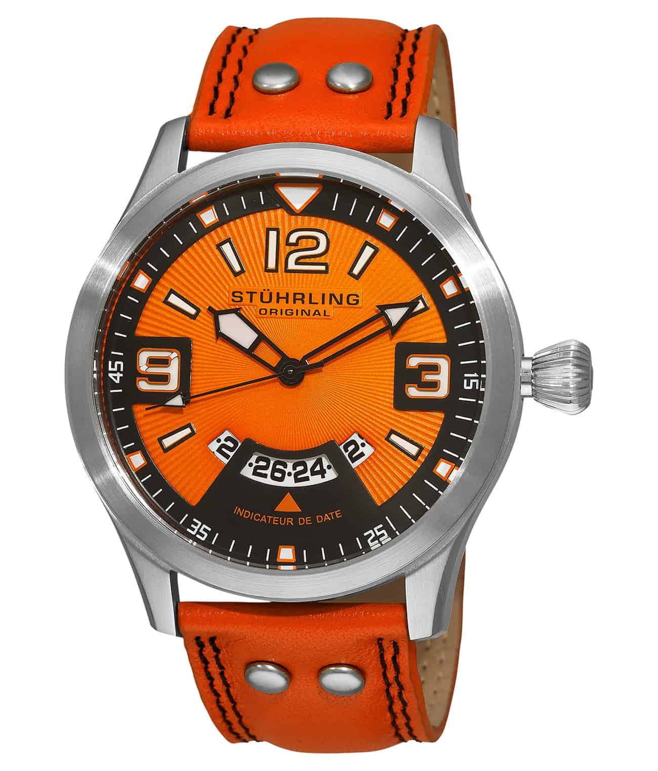 Eagle Brigade 141A Quartz 47mm Aviator Watch - Men's Military Pilot Style Chronograph with Date Display - Perfect for Aviation Enthusiasts & Outdoor Adventures