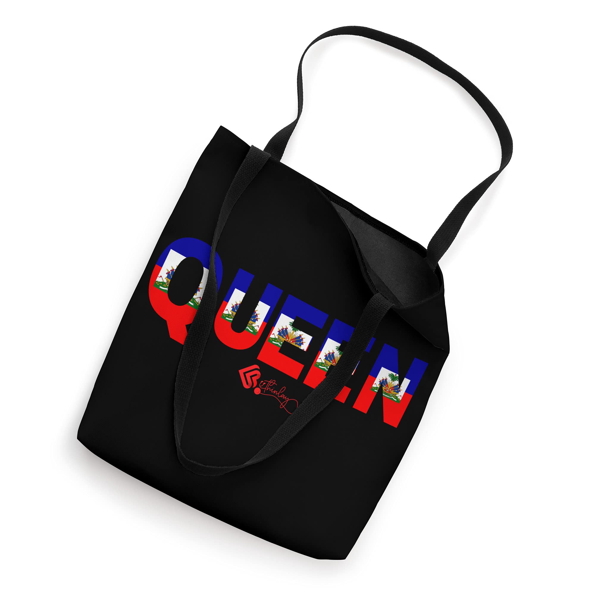 Stylish Haitian Queen Tote Bag for Women - Large Canvas Beach Bag with Unique Caribbean Design - Perfect for Shopping, Travel & Daily Use