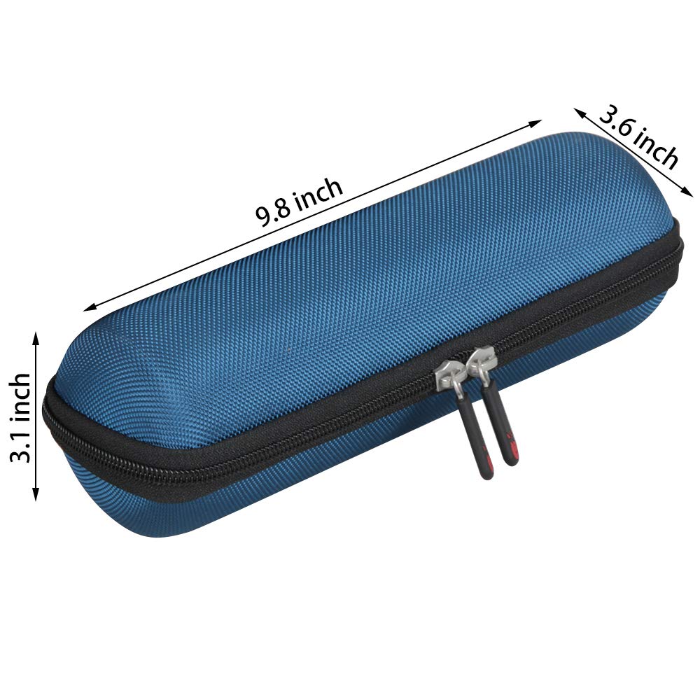 Hermitshell Hard EVA Travel Case for Sony SRS-XB22 Extra Bass Bluetooth Speaker - Waterproof Protective Cover with Carabiner (Blue) - Perfect for Outdoor Adventures, Travel & Daily Commute