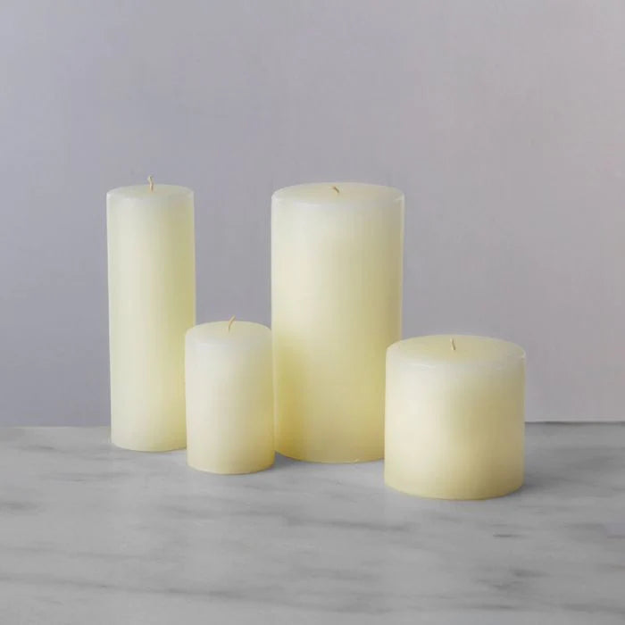 Simon Pearce Handcrafted Pillar Candles - Premium Soy Wax Candles for Home Decor, Weddings & Relaxation | Scented & Unscented Options | Eco-Friendly & Long-Lasting