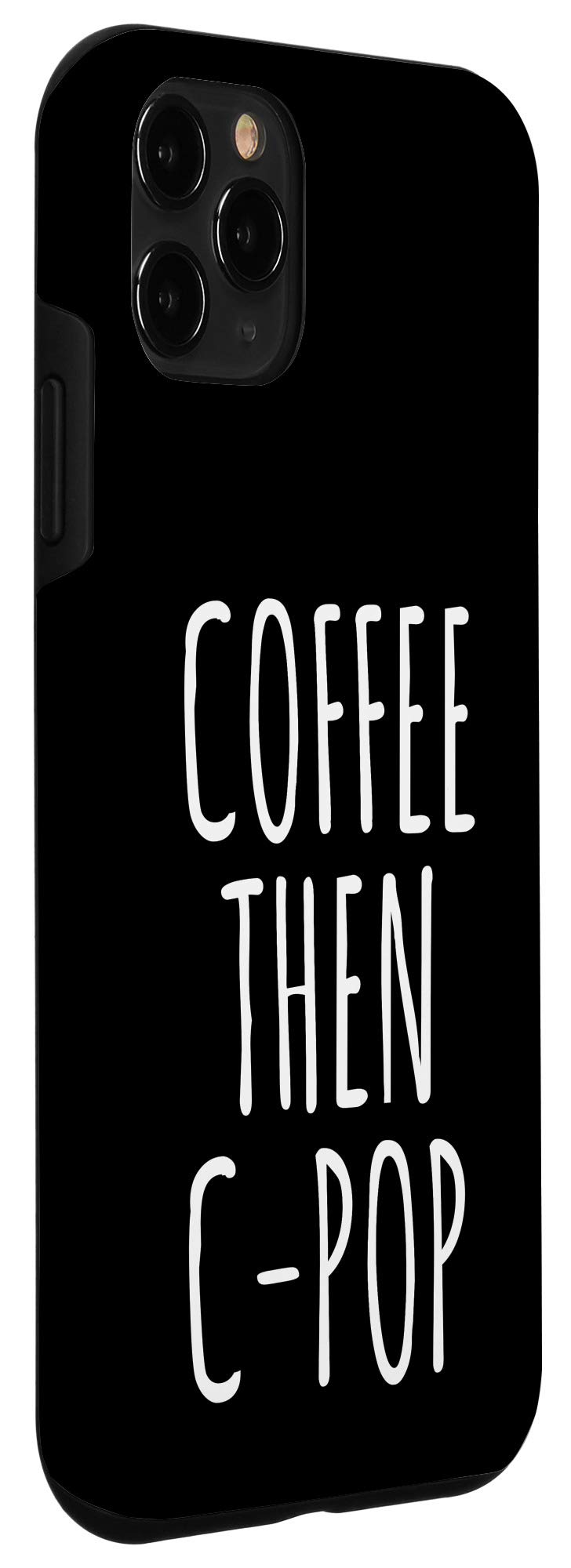 iPhone 11 Pro Case - Funny Coffee Lovers Gift with C-Pop Music Design - Perfect for Coffee Shops, Work & Daily Use