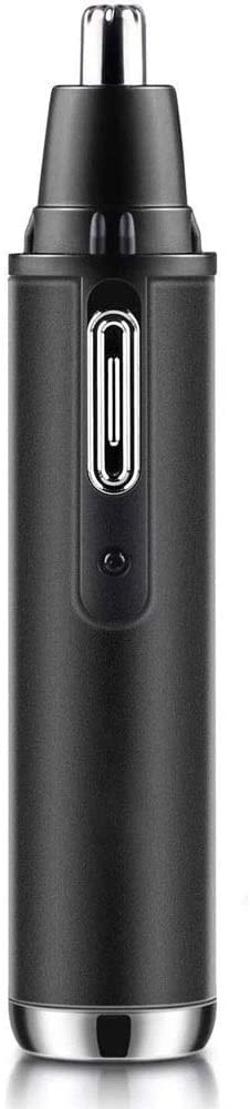 CAFFIA Professional USB Rechargeable Nose Hair Trimmer for Men & Women - 4-in-1 Waterproof Nasal Hair Clipper with LED Light for Eyebrows, Beard & Body Grooming | Perfect for Travel, Home & Salon Use