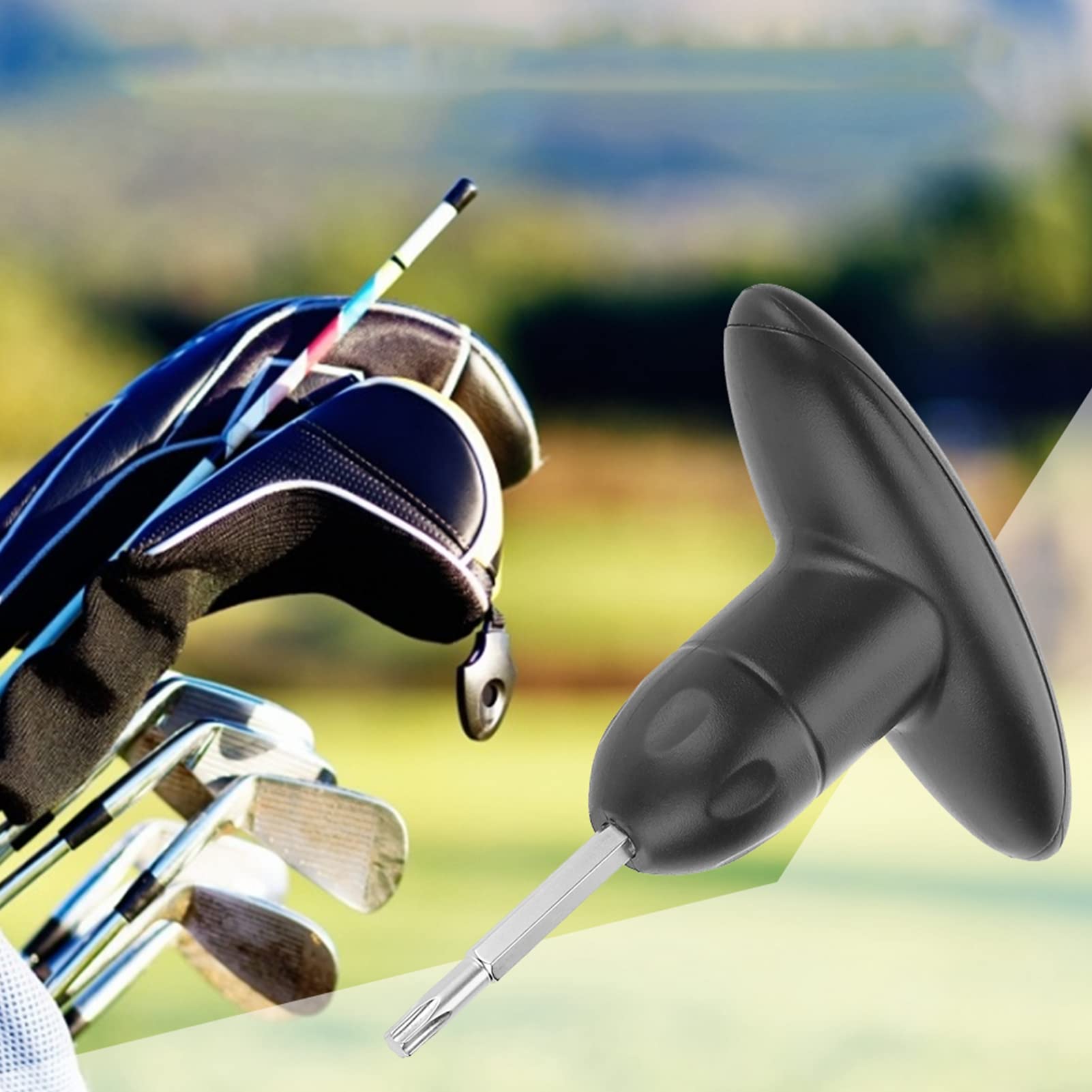 Premium Golf Torque Wrench Tool - Adjustable Golf Club Head & Driver Shaft Adapter | Professional Golf Accessories for Club Repair & Customization | Perfect for Home Practice & Course Maintenance