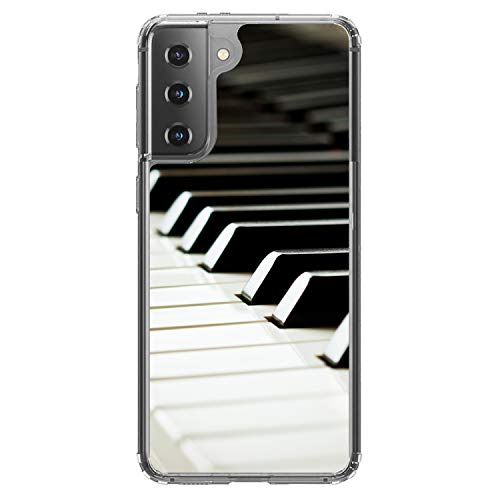 Piano Keys Keyboard On Clear Case