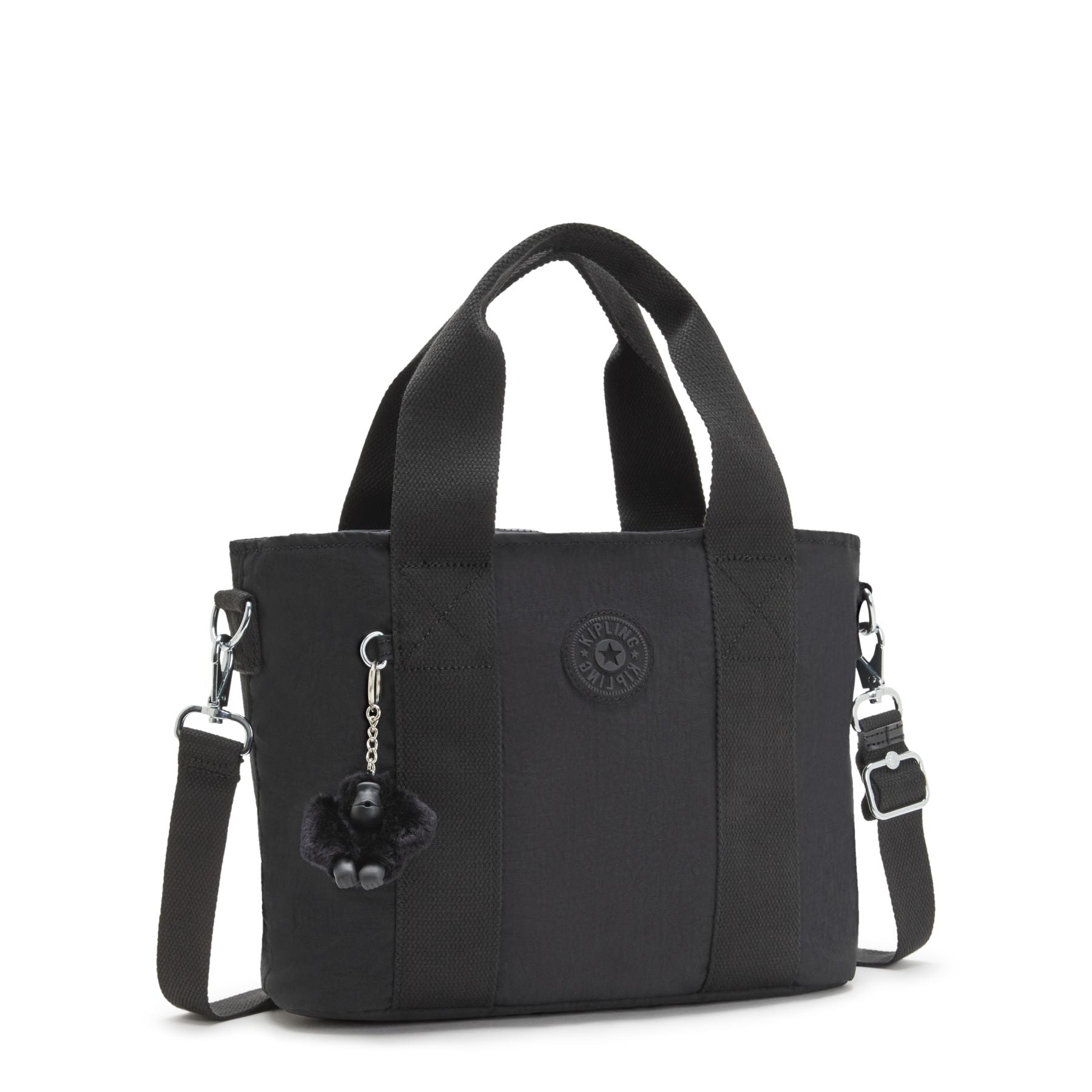 Kipling Minta Medium Tote Bag - Stylish & Durable Black Noir Handbag for Women | Perfect for Work, Travel & Everyday Use