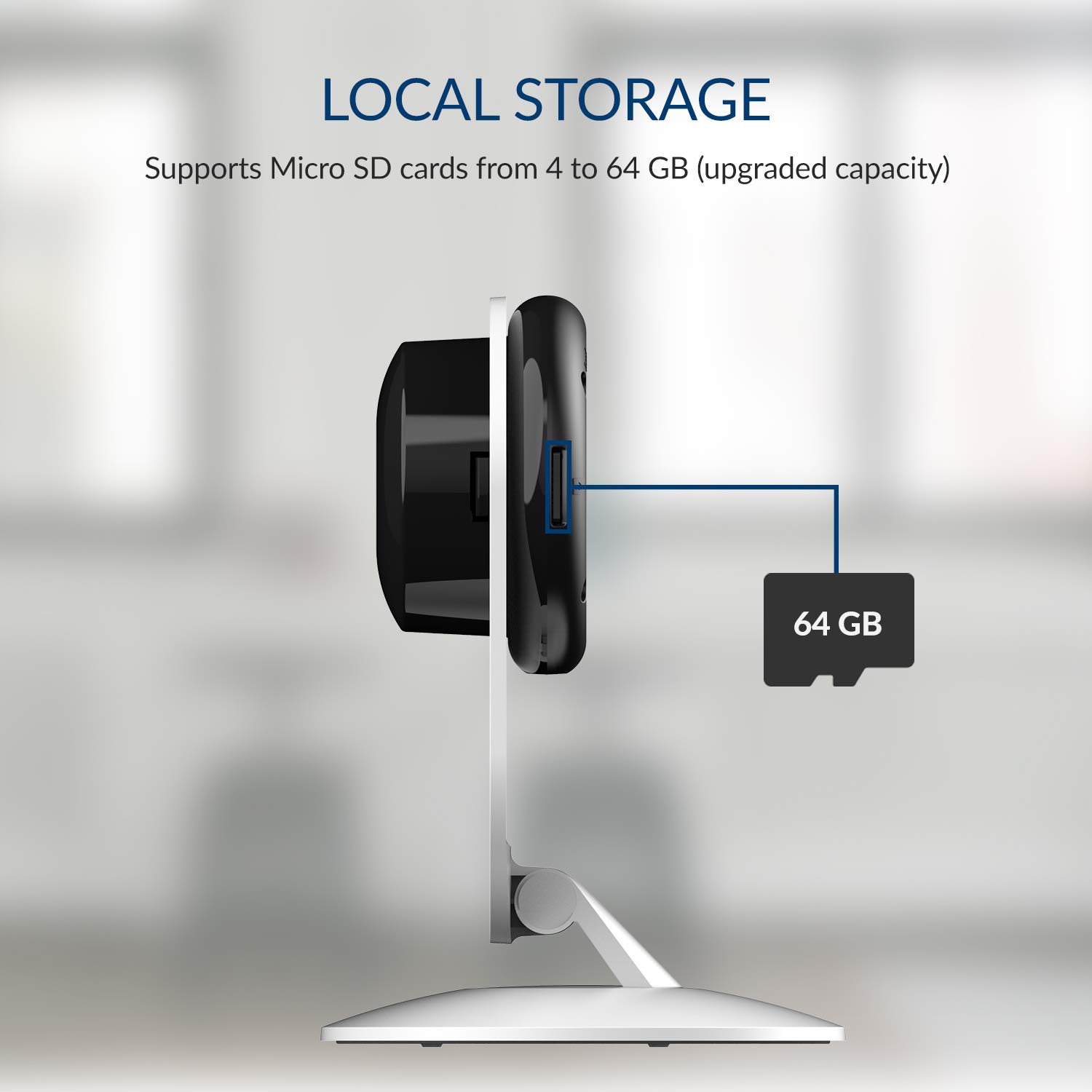 Kami 1080P Wireless Security Camera 4-Pack with Face Detection & Activity Zones - Indoor/Outdoor IP Home Surveillance System, Alexa & Google Assistant Compatible, Works with Kami & YI Home App - Perfect for Baby Monitoring, Pet Watching & Home Security