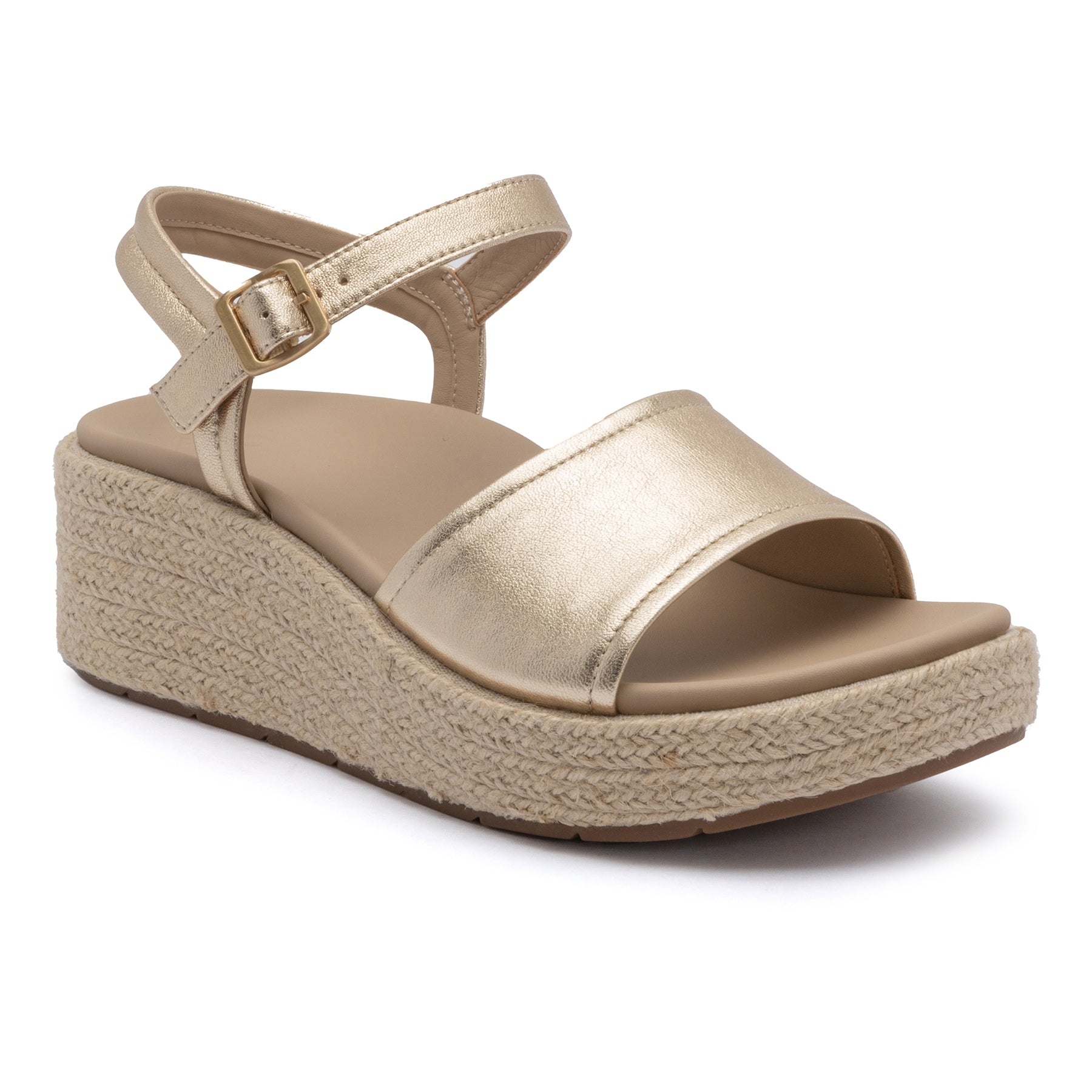 Solstice Buckle Sandal with Metatarsal Support - Comfortable Women's Summer Sandals for Walking, Travel & Beach Vacations