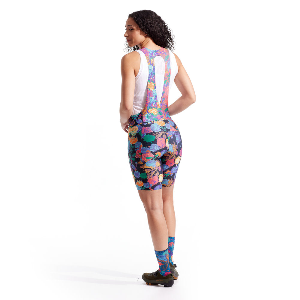 Grateful Dead x PEARL iZUMi Women's Rambler Expedition PRO Cycling Bib Shorts - High Performance Bike Shorts for Road & Mountain Biking