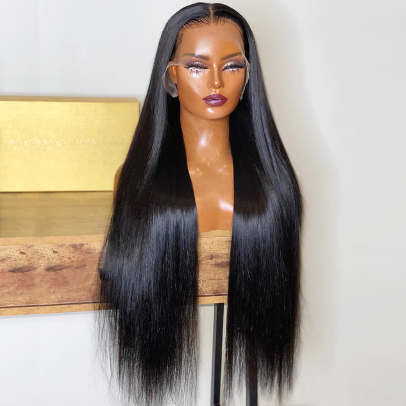 Eullair 13x4 HD Lace Full Frontal Wig - Invisible Lace Closure Wig for All Skin Tones & Hair Textures | New Arrival Human Hair Wig | Perfect for Daily Wear, Parties & Special Occasions