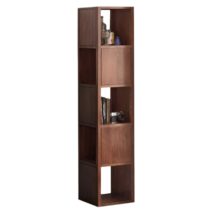 13.8x13.8x65.7 inch / 35x35x167 cm / walnut color / oak display stand